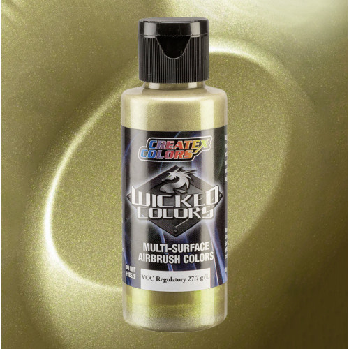 Фарба для аерографії Металік золото Wicked Colors W373 Metallic Actress Gold, 60 мл
