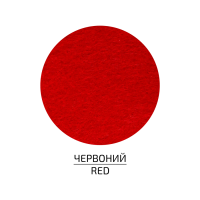 Фетр листковий (поліестер) 21,5х28 см Червоний 180г/м2 ROSA Talent