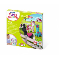 Набір пластики Fimo kids Поні, 4 кольори по 42г