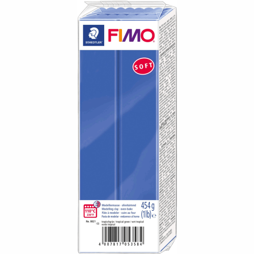 Пластика для біжутерії Soft Синя 454 г Fimo