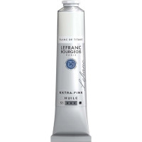 Масляная краска Белила титановые Lefranc Extra-Fine 200 мл, №008, S1, Titanium White