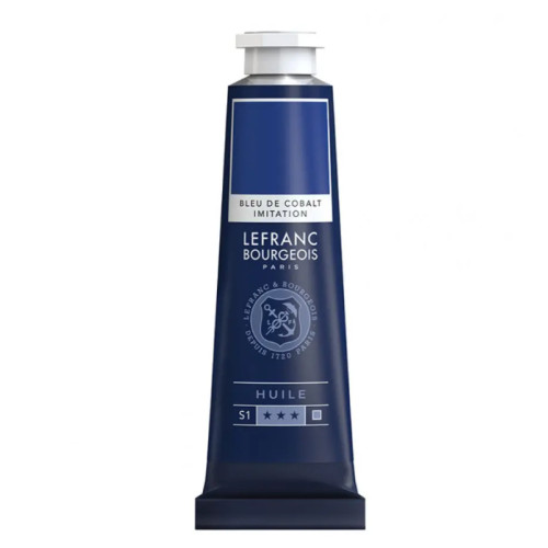 Масляная краска Синий кобальт Lefranc Extra-Fine 40 мл, №030, S5, Cobalt Blue