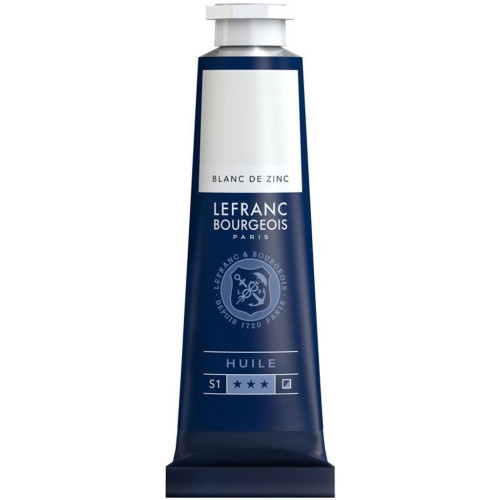 Масляная краска Цинковые белила Lefranc Fine 40 мл, №009 Zinc white