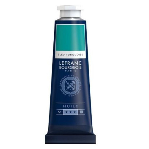 Масляная краска Турецкий синий Lefranc Fine 40 мл, №050 Turquoise blue