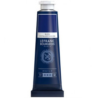 Масляная краска Синий ФЦ Lefranc Fine 40 мл, №095 Phthalocyanine blue