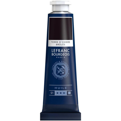 Масляная краска Умбра жженая Lefranc Fine 40 мл, №477 Burnt umber