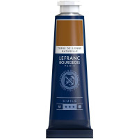 Масляная краска Сиена натуральная Lefranc Fine 40 мл, №482 Raw sienna