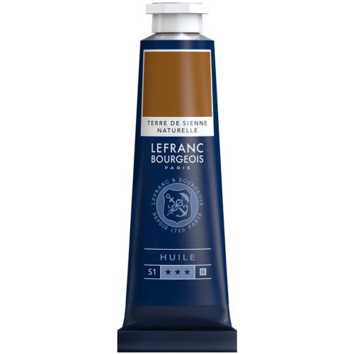 Масляная краска Сиена натуральная Lefranc Fine 40 мл, №482 Raw sienna