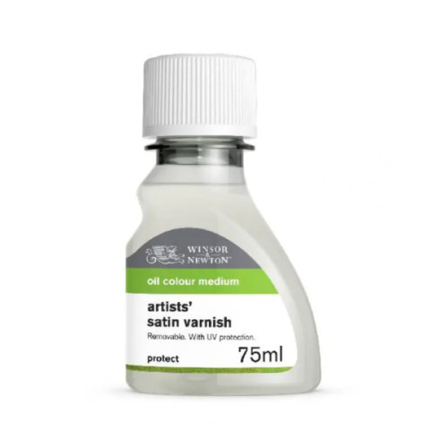 Лак для масляных красок сатиновый Winsor Newton Artists’ Satin Varnish V1, 75 мл