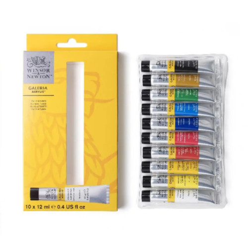 Набір акрилових фарб Winsor Newton Galeria Acrylic Colour Access Set, 10х12 мл
