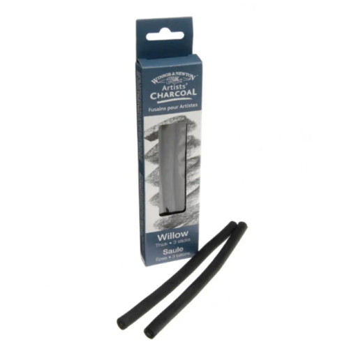 Набір натурального вугілля Winsor Newton Willow Charcoal, товстий, 3 шт