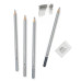 Набір графітних олівців Winsor Newton Graphite Pencil Soft, 5 шт. + гумка, в блістері