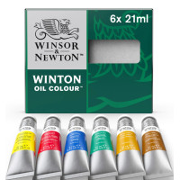 Набір масляних фарб Winton Oil Colour Tube Set, 6х21 мл