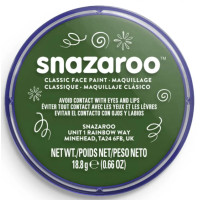 Краска для грима Зеленый темный Snazaroo Classic 18 мл, Dark Green
