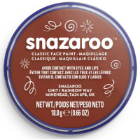 Фарба для гриму Іржаво-коричневий Snazaroo Classic 18 мл, Rust Brown