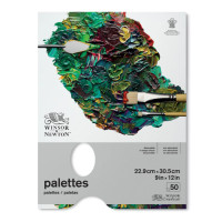 Палитра отрывная Winsor Newton Tear-off Palett, 22,9х30,5 см, 50 листов