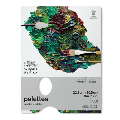 Палітра відривна Winsor Newton Tear-off Palett, 22,9 х30, 5 см, 50 листів