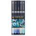 Набор спиртовых маркеров Blue Tones Голубые тона Chameleon CT0513, 5 шт