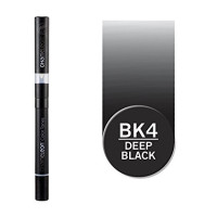 Двосторонній спиртовий маркер Глибокий чорний BK4, Chameleon Deep Black Двосторонній спиртовий маркер Глибокий чорний BK4, Chameleon Deep Black