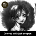 Двосторонній спиртовий маркер Глибокий чорний BK4, Chameleon Deep Black
