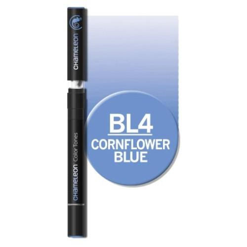 Двусторонний спиртовой маркер Волошково-синий BL4, Chameleon Cornflower Blue