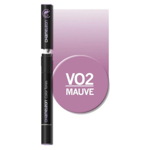 Двусторонний спиртовой маркер Розово-лиловый VO2, Chameleon Mauve