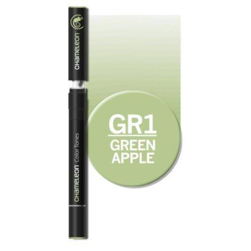 Двусторонний спиртовой маркер Зеленое яблоко GR1, Chameleon Green Apple
