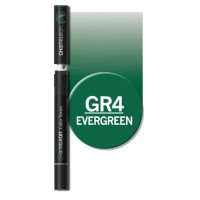 Двосторонній спиртовий маркер Вічнозелений GR4, Chameleon Evergreen