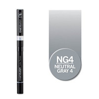 Двусторонний спиртовой маркер Нейтральный серый NG4, Chameleon Neutral Grey Двусторонний спиртовой маркер Нейтральный серый NG4, Chameleon Neutral Grey