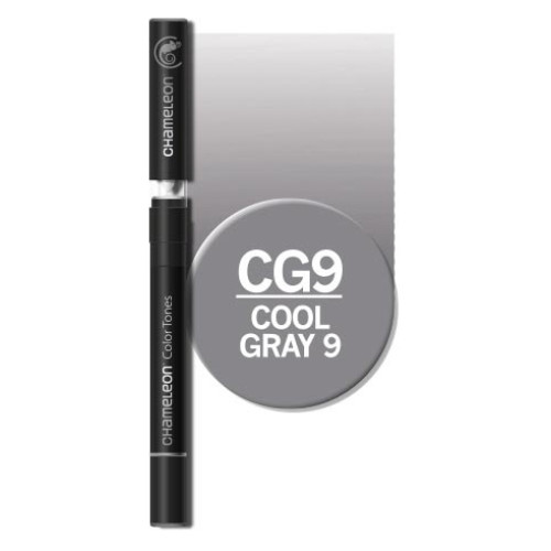 Двусторонний спиртовой маркер Холодный серый CG9, Chameleon Cool Grey 9