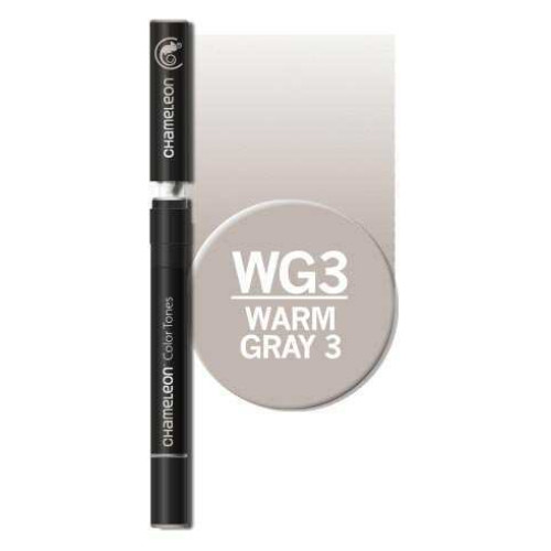 Двусторонний спиртовой маркер Теплый серый WG3, Chameleon Warm Grey 3