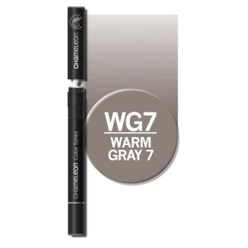 Двусторонний спиртовой маркер Теплый серый WG7, Chameleon Warm Grey 7