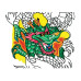 Набор спиртовых маркеров Primary Tones Основные тона Chameleon CT0502, 5 шт