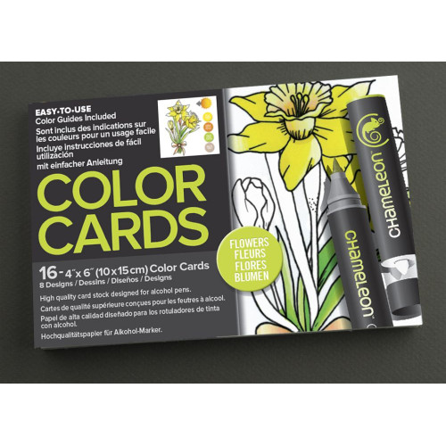 Розмальовка Chameleon Color Cards - Flowers, CC0102