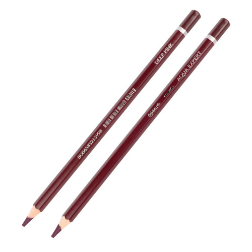 Акварельный карандаш Темно-розовый (Deep Pink) Aqua Expert 99IDEAS, 99AE-DPINK