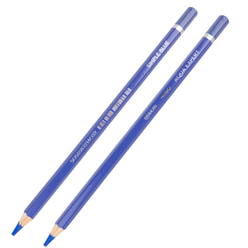 Акварельний олівець Блакитний (Simple Blue) Aqua Expert 99IDEAS, 99AE-SIMPB