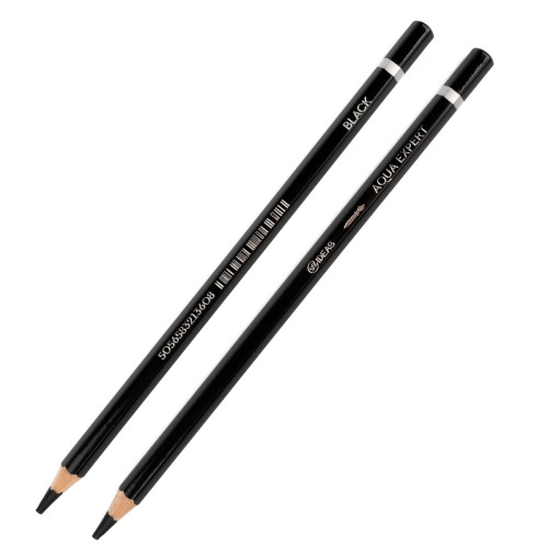 Акварельний олівець Чорний (Black) Aqua Expert 99IDEAS, 99AE-BLACK