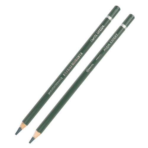 Акварельний олівець Зелений сланець (Slate Green) Aqua Expert 99IDEAS, 99AE-SLATG