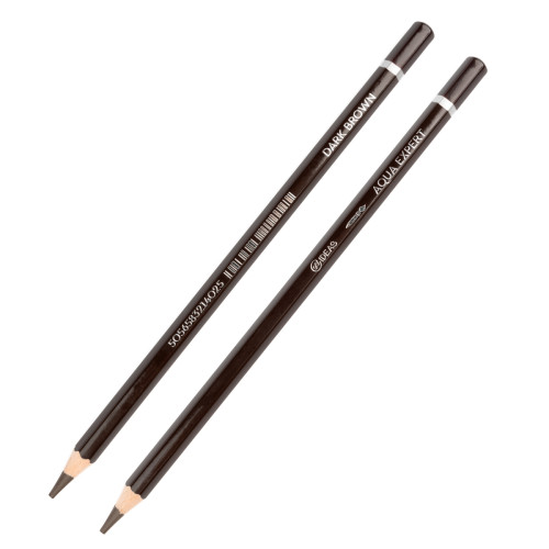 Акварельный карандаш Темно-коричневый (Dark Brown) Aqua Expert 99IDEAS, 99AE-DBRWN