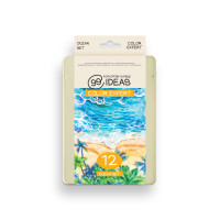 Набор цветных карандашей Ocean Set, 99IDEAS Color Expert 12 цветов, металл. коробка