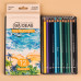 Набор цветных карандашей Ocean Set, 99IDEAS Color Expert 12 цветов, металл. коробка