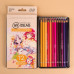 Набор цветных карандашей Manga Set, 99IDEAS Color Expert 12 цветов, металл. коробка