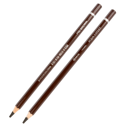 Акварельный карандаш Средне-коричневый (Mid Brown) Aqua Expert 99IDEAS, 99AE-MIDBR