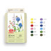 Набір акварельних олівців Botanical Set, 99IDEAS Aqua Expert 12 кольорів, метал. коробка