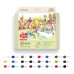 Набор акварельных карандашей Outdoor Set, 99IDEAS Aqua Expert 24 цвета, металл. коробка