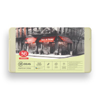 Набор акварельных карандашей Universal Set, 99IDEAS Aqua Expert 36 цветов, металл. коробка