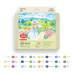Набір акварельних олівців Pastel Set, 99IDEAS Aqua Expert 24 кольори, метал. коробка