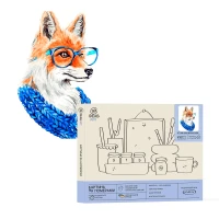 Набір для розпису за номерами Шпаківня біля бузку, Лисиця 40x50 см, GX41036, ТМ 99IDEAS