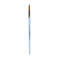 Пензель Синтетика кругла широка 6604RS №10, коротка ручка, 6604RS10, 99IDEAS