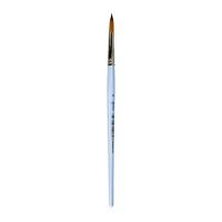 Пензель Синтетика кругла широка 6604RS №12, коротка ручка, 6604RS12, 99IDEAS